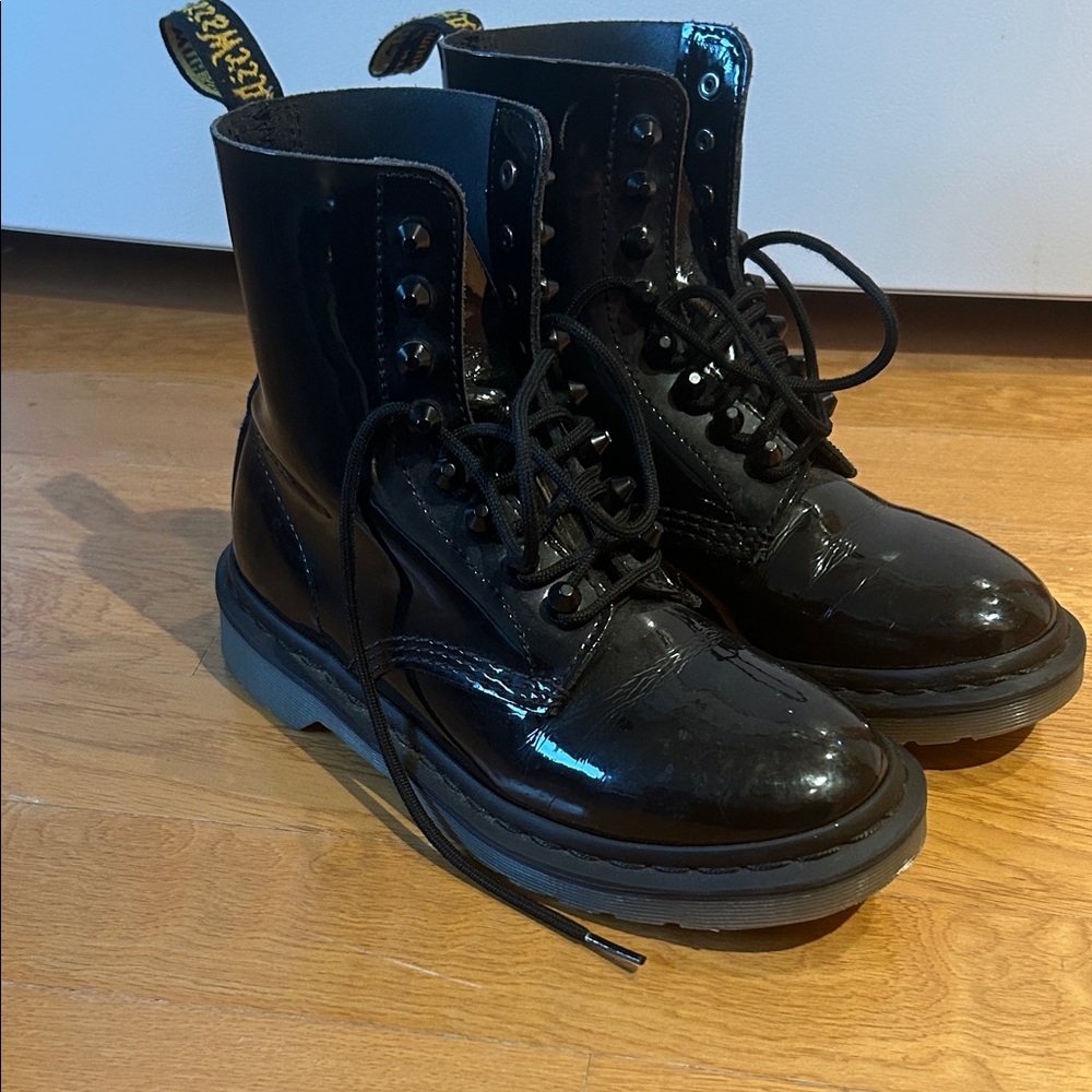 Dr. Martens Black Combat Boots